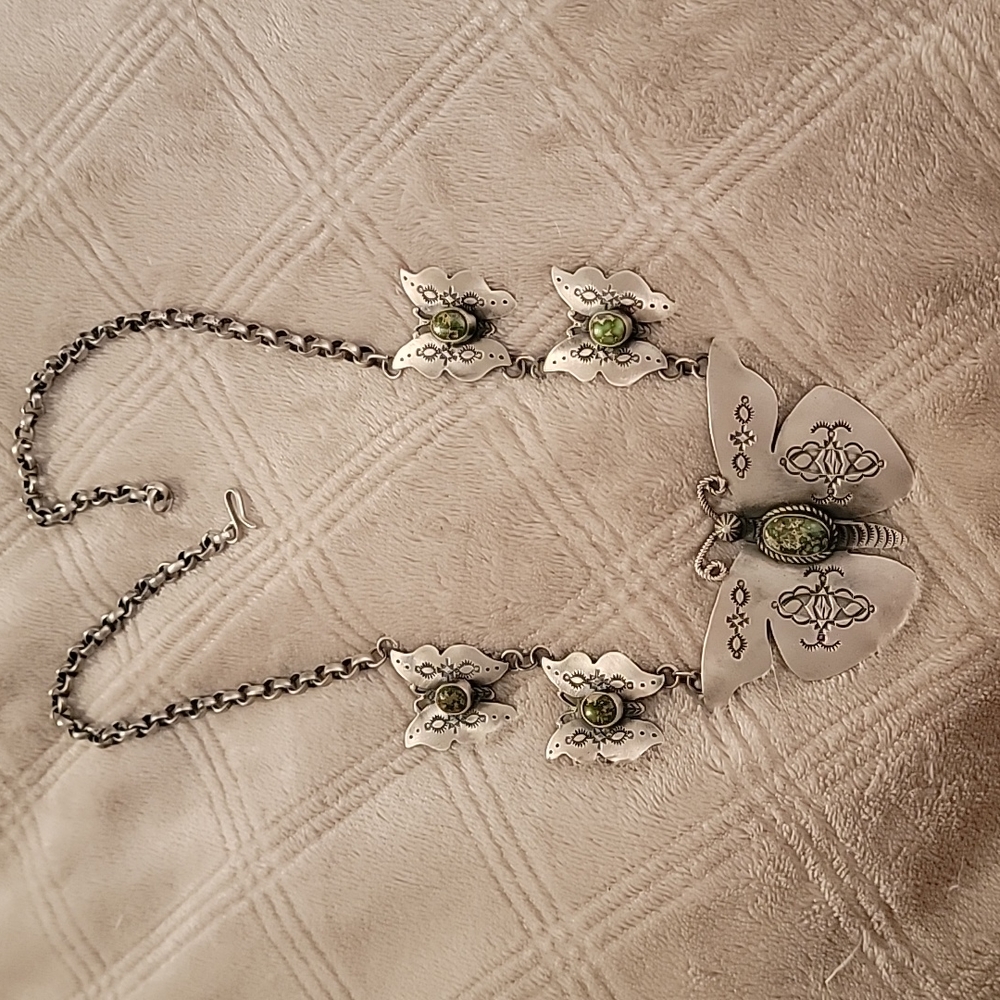 Sterling Butterfly Necklace